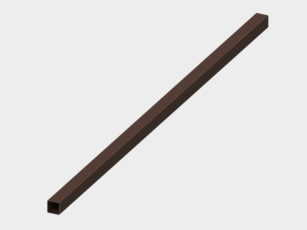 Betonlash mumkin bo'lgan ustunlar, truba 100 × 100 × 4.